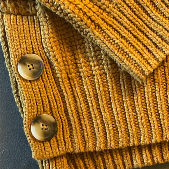 Madewell Mustard Cowl Neck Sweater, size S - Picture 3 of 5